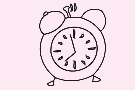 分享几款闹钟简笔画