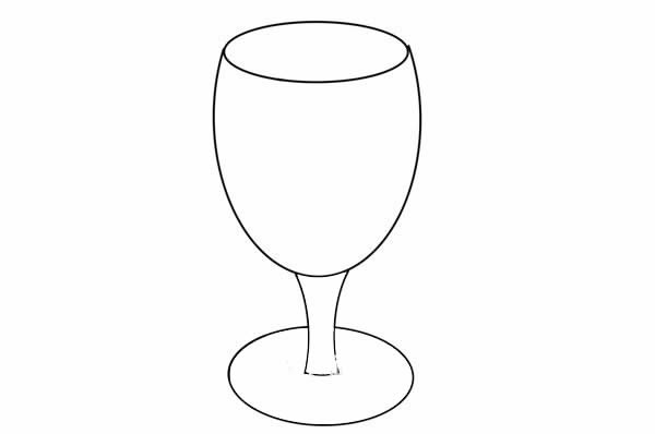 一杯红酒简笔画步骤 一杯红酒简笔画步骤