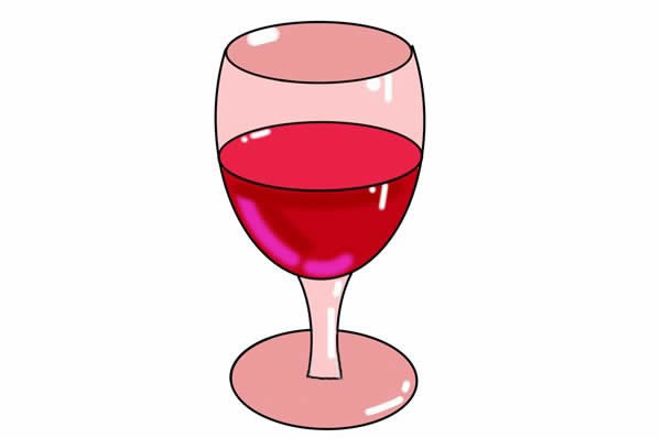 一杯红酒简笔画步骤 一杯红酒简笔画步骤