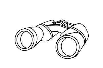 望远镜简笔画步骤