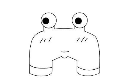 分享几款望远镜简笔画