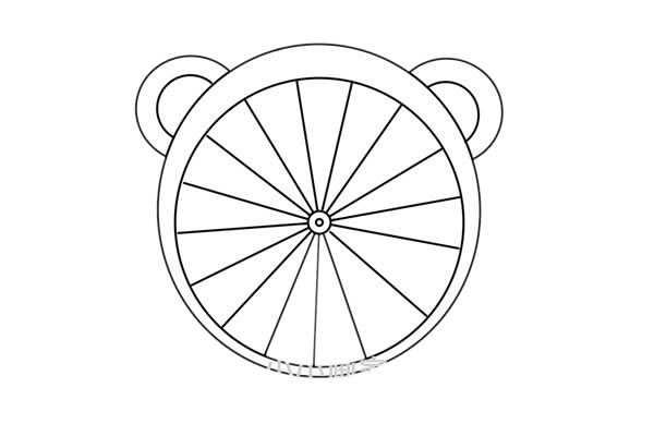 电风扇简笔画步骤