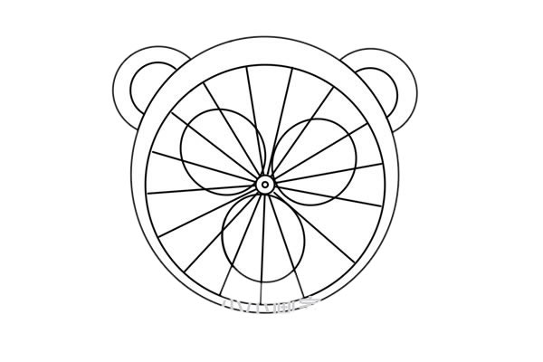 电风扇简笔画步骤