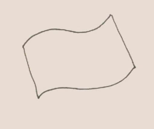 国旗简笔画步骤