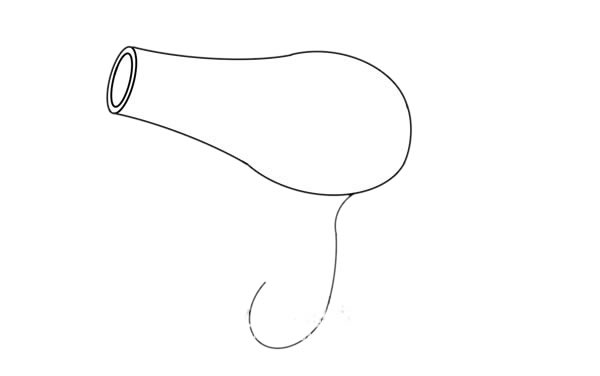 漂亮的吹风机简笔画 漂亮的吹风机简笔画