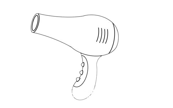 漂亮的吹风机简笔画 漂亮的吹风机简笔画