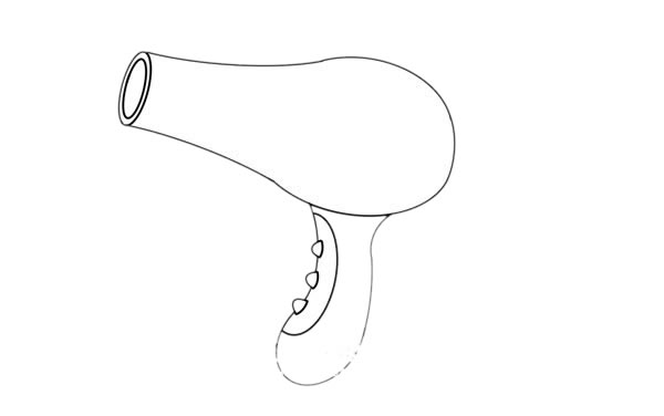 漂亮的吹风机简笔画 漂亮的吹风机简笔画