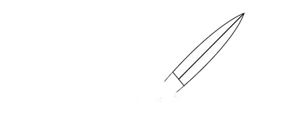 漂亮的小刀简笔画