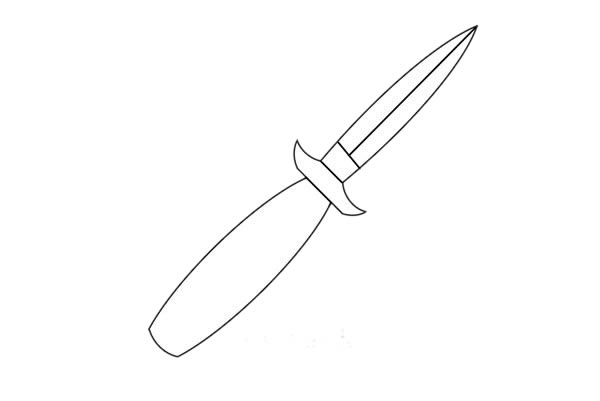 漂亮的小刀简笔画