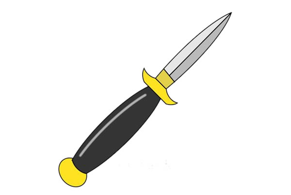 漂亮的小刀简笔画