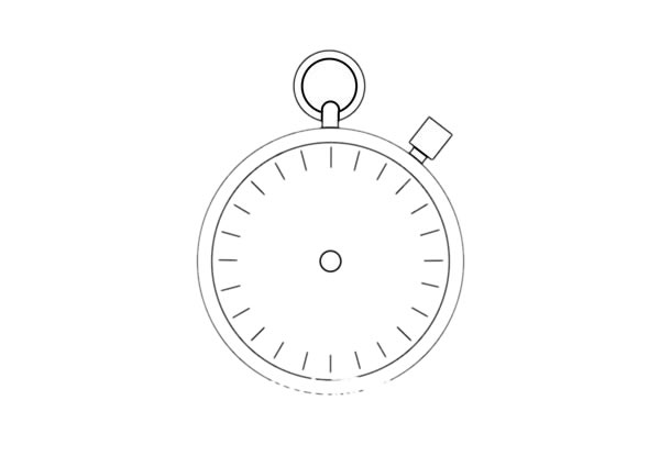 关于秒表的简笔画步骤