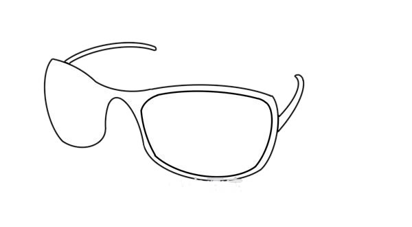 帅气的眼镜简笔画 帅气的眼镜简笔画