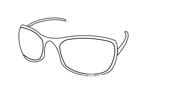 帅气的眼镜简笔画 帅气的眼镜简笔画