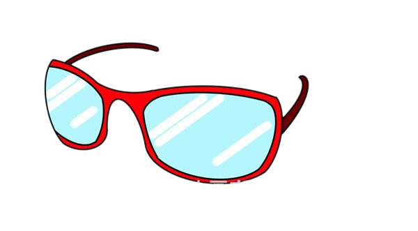 帅气的眼镜简笔画 帅气的眼镜简笔画