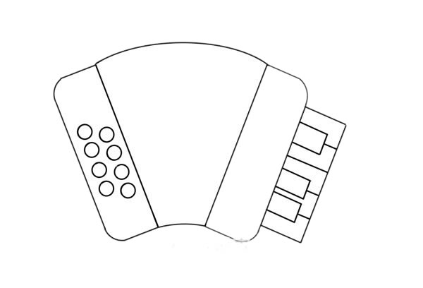 手风琴简笔画步骤 手风琴简笔画步骤