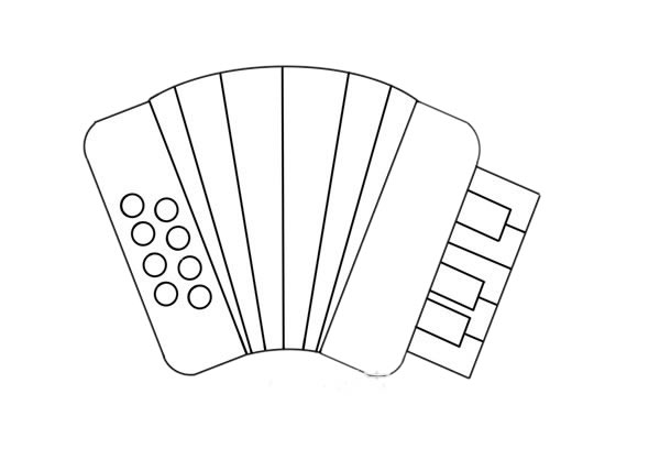手风琴简笔画步骤 手风琴简笔画步骤