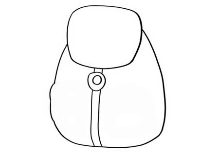 非常好看的书包简笔画