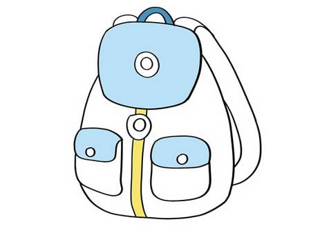 非常好看的书包简笔画