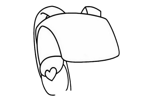 书包的简笔画步骤 书包的简笔画步骤