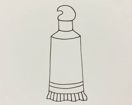 卡通的牙膏简笔画步骤 卡通的牙膏简笔画步骤