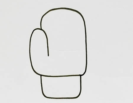 手套的简笔画步骤 手套的简笔画步骤