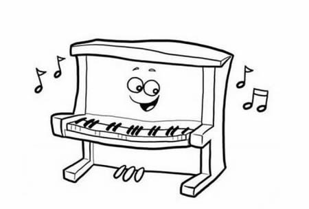 分享一些关于钢琴的简笔画