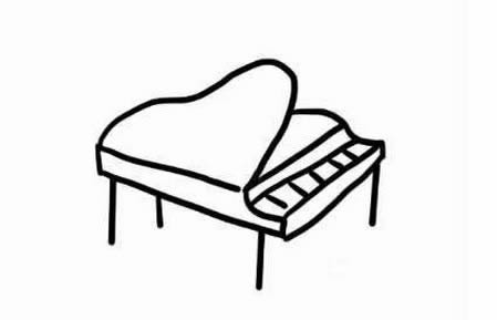 分享一些关于钢琴的简笔画