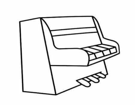 分享一些关于钢琴的简笔画