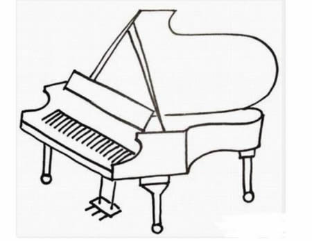 分享一些关于钢琴的简笔画