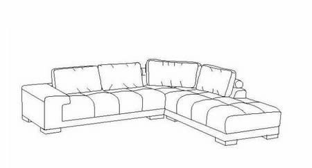 分享一些沙发的简笔画 分享一些沙发的简笔画