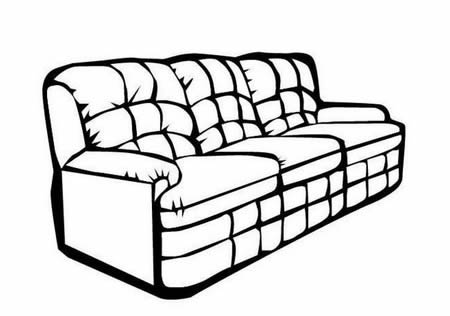 分享一些沙发的简笔画 分享一些沙发的简笔画