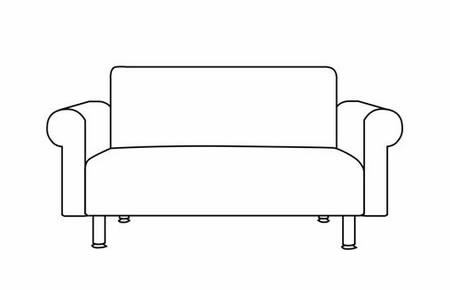 分享一些沙发的简笔画 分享一些沙发的简笔画