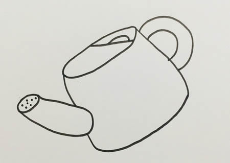 浇水壶简笔画步骤 浇水壶简笔画步骤