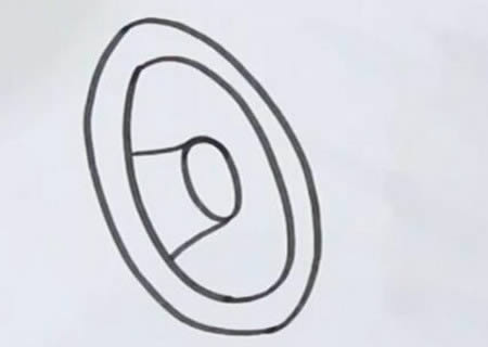 简易的喇叭简笔画