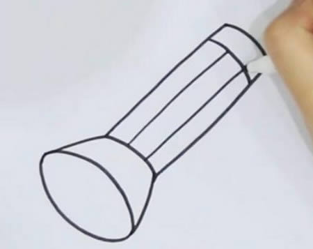 关于手电筒的简笔画