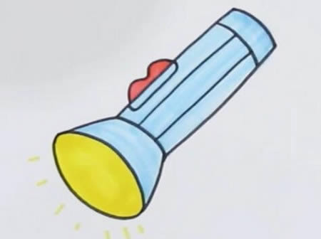 关于手电筒的简笔画