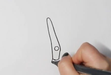 剪刀简笔画步骤 关于简单的简笔画