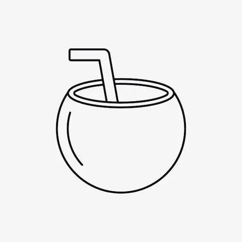 一看就会画的椰子，非常简单