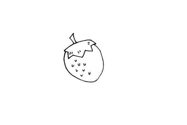 关于草莓的简笔画教程