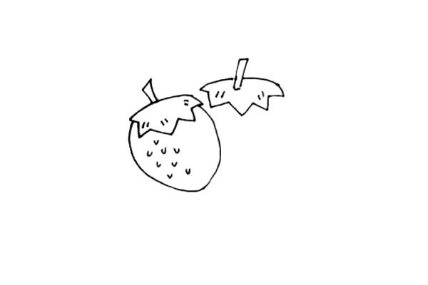 关于草莓的简笔画教程