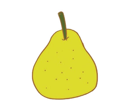 好看易学的梨子简笔画