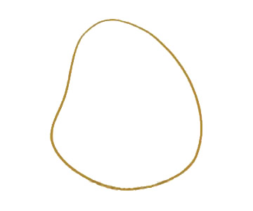 卡通梨子简笔画的画法