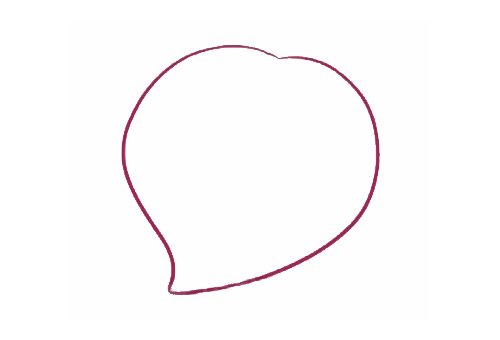 水蜜桃简笔画详细步骤 水蜜桃简笔画详细步骤