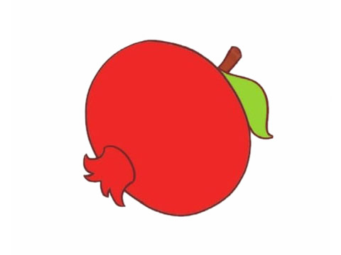 石榴简笔画图片大全