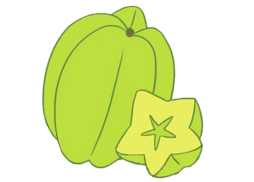 杨桃简笔画图片大全