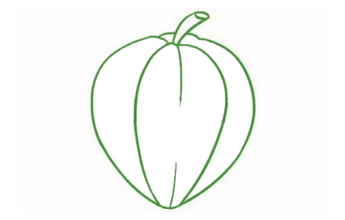 卡通可爱的杨桃简笔画 卡通可爱的杨桃简笔画