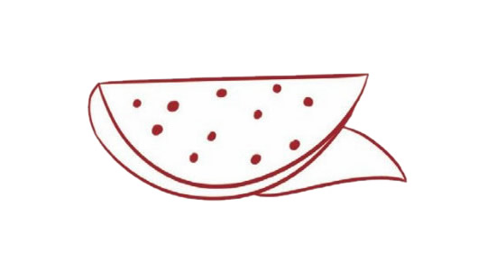 一块火龙果简笔画