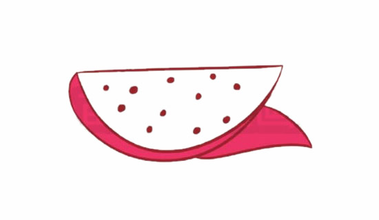 一块火龙果简笔画