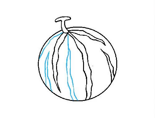 一步步教你画出漂亮的西瓜 一步步教你画出漂亮的西瓜