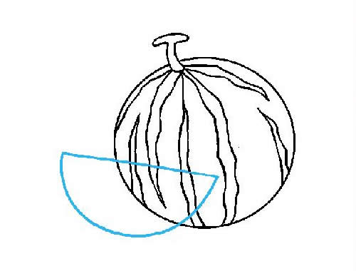 一步步教你画出漂亮的西瓜 一步步教你画出漂亮的西瓜